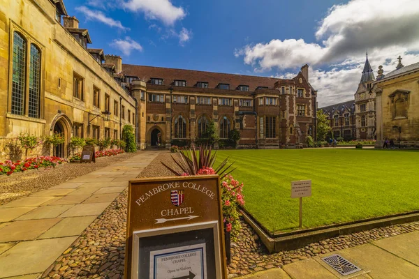 August 23, 2019, city tour in Cambridge UK, Cambridge colleges a — Stock Photo, Image