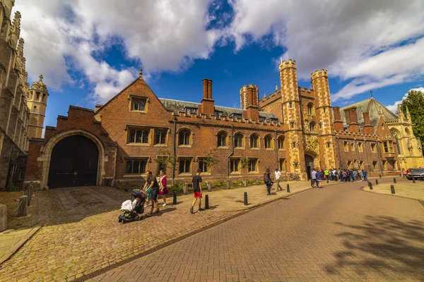 23 augusti, 2019, City Tour i Cambridge Storbritannien, Cambridge Colleges a — Stockfoto