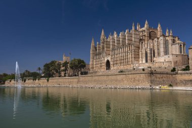 Katedrali La Seu exteror ünlü antik turistik