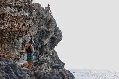 12 Eylül 2019. Mallorca Adası, Akdeniz manzaralı., 