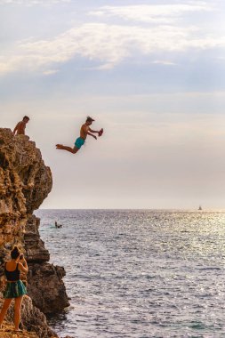 12 Eylül 2019. Mallorca Adası, Akdeniz manzaralı., 