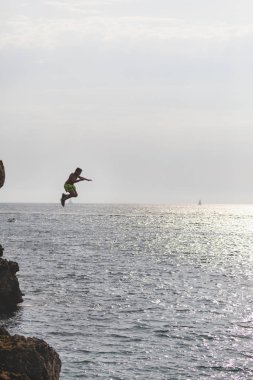12 Eylül 2019. Mallorca Adası, Akdeniz manzaralı., 