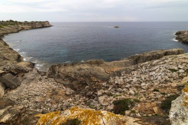 Palma De Mallorca, İspanya, Balear. Adada Batı kıyısı 