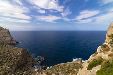Palma De Mallorca, İspanya, Balear. Adada Batı kıyısı 