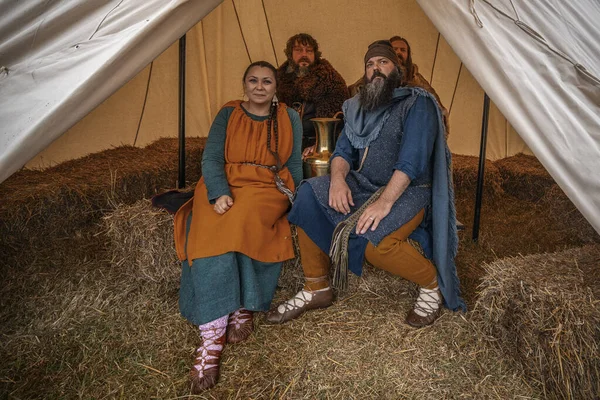 Oktober 2019 Ordessos Fest Historic Reconstruction Festival Mioveni Arges Rumänien — Stockfoto