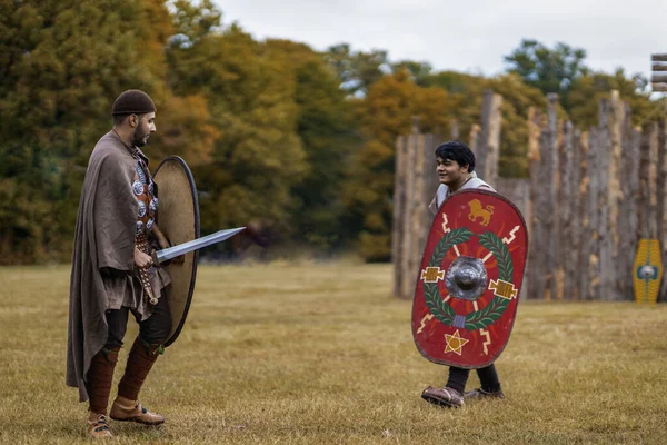 Oktober 2019 Ordessos Fest Historic Reconstruction Festival Mioveni Arges Rumänien — Stockfoto