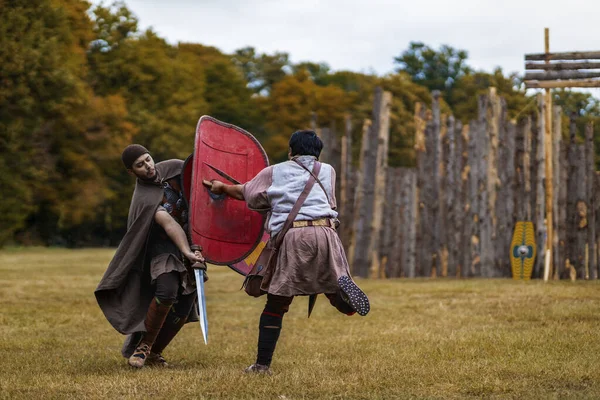 Říjen 2019 Ordessos Festival Historické Rekonstrukce Mioveni Arges Rumunsko Ročník — Stock fotografie