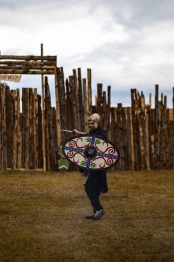 04-Ekim-2019 Ordessos Festivali Tarihi Yeniden Yapılandırma Festivali, Mioveni, Arges, Romanya, Birinci Basım.