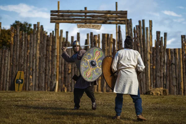 Oktober 2019 Ordessos Fest Historic Reconstruction Festival Mioveni Arges Rumänien — Stockfoto