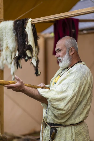 Oktober 2019 Ordessos Fest Historic Reconstruction Festival Mioveni Arges Rumänien — Stockfoto