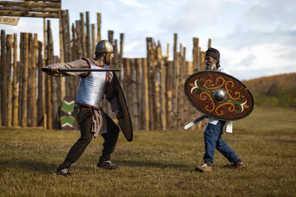 Oktober 2019 Ordessos Fest Historic Reconstruction Festival Mioveni Arges Rumänien — Stockfoto