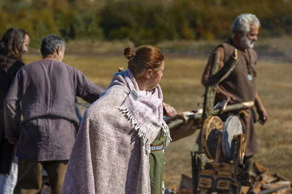 Oktober 2019 Ordessos Fest Historic Reconstruction Festival Mioveni Arges Rumänien — Stockfoto