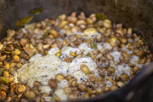 रोमेनियन रस्त्यावर अन्न महोत्सव पासून अन्न चित्रे — स्टॉक फोटो, इमेज