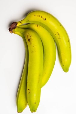 Organik yeşil muzlar.