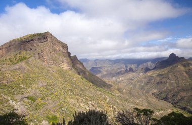 Gran Canaria, Mayıs, montains adanın Merkezi bölümünün 
