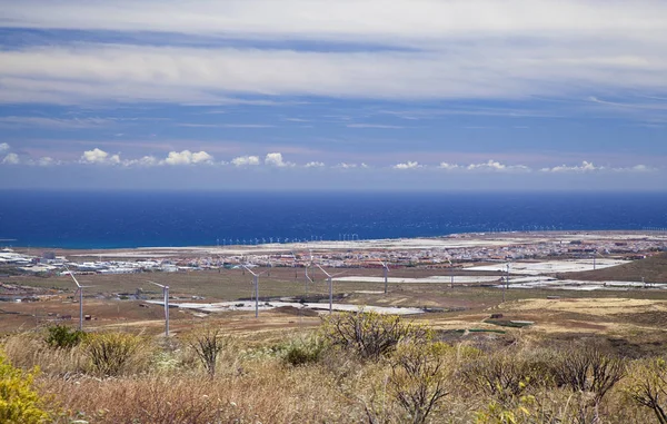 Gran Canaria Mayo Vista Hacia Océano Desde Ruta Senderismo Temisas —  Fotos de Stock