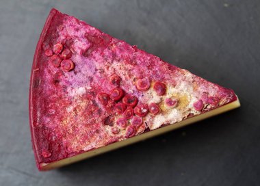 Gran Canaria, opuntia kaktüs meyve dış boyalı zor koyun süt peynir dilim