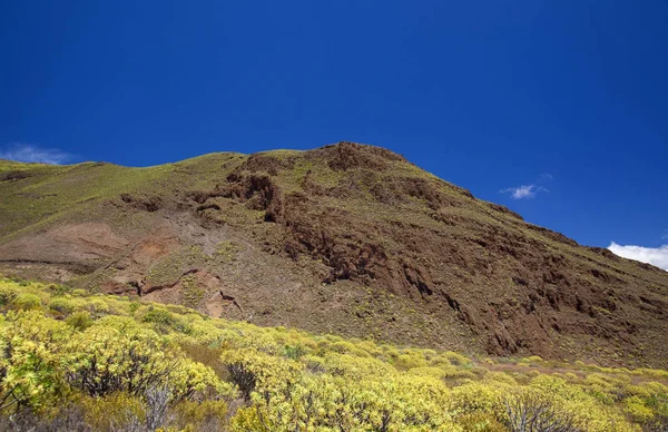 Gran Canaria May Hiking Route Temisas Aguimes Eroded Mountain Slopes — Stock Photo, Image