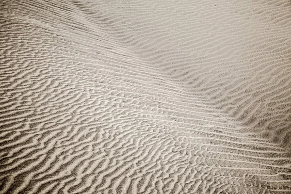 Modelli Sabbia Vento Sulla Superficie Delle Dune Pattern Formato Due — Foto Stock