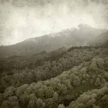 Eski Kağıt arka plan Gran Canaria ile Mayıs ayında dokulu 