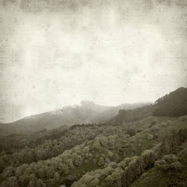 Eski Kağıt arka plan Gran Canaria ile Mayıs ayında dokulu 