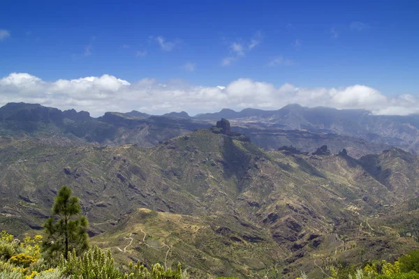 Gran Canaria Mei Wandelroute Cruz Tejeda Artenara Uitzicht Caldera Tejeda — Stockfoto