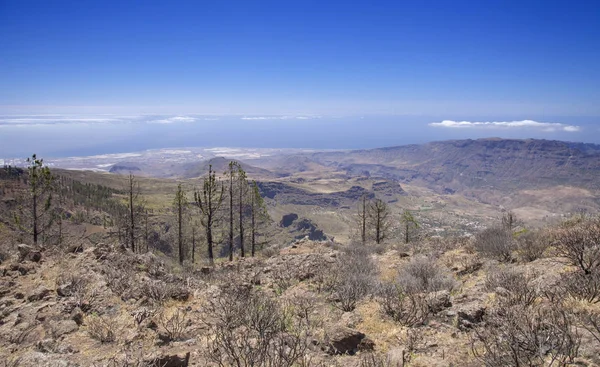 Gran Canaria Giugno Vista Sulla Caldera Tirajana — Foto Stock