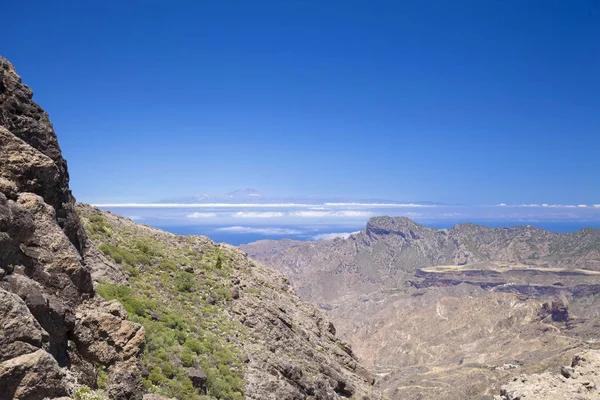Gran Canaria Vista Desde Las Cumbres Las Zonas Más Altas — Foto de Stock