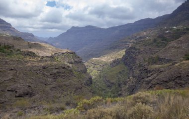 Gran Canaria, Barranco de Soria dağ geçidi adanın güney tarafı