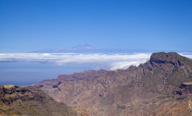 Teide Tenerife, İspanya, Las Huelva'daki, Gran Canaria en yüksek alanlarında görülen en yüksek dağ 