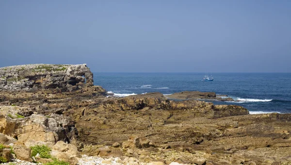 Cantabrie Paysage Côtier Autour Entre Santander Maruca Variante Une Partie — Photo