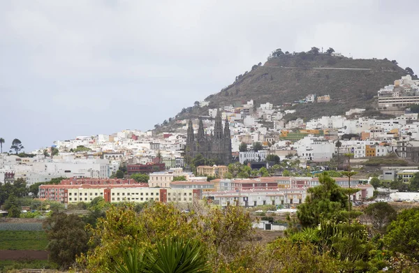 Gran Canaria Zabytkowe Miasto Arucas Północnej Części Wyspy Znany Jego — Zdjęcie stockowe