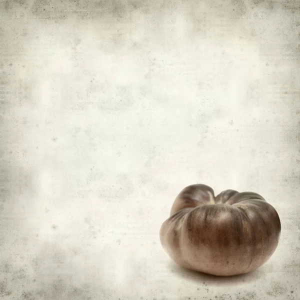 Textured Old Paper Background Blue Tomatoes — Stock Photo, Image