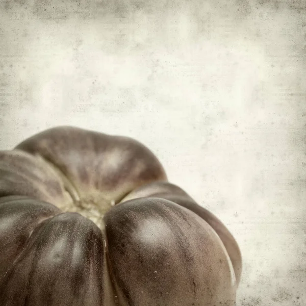 Vieux Fond Papier Texturé Avec Tomates Bleues — Photo