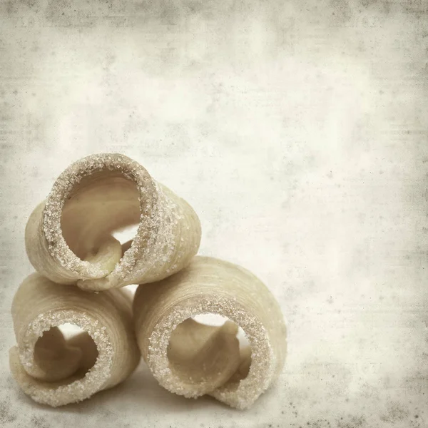 Textured Old Paper Background Winter Puff Pastries Reinosa Cantabria Spain — Stock Photo, Image