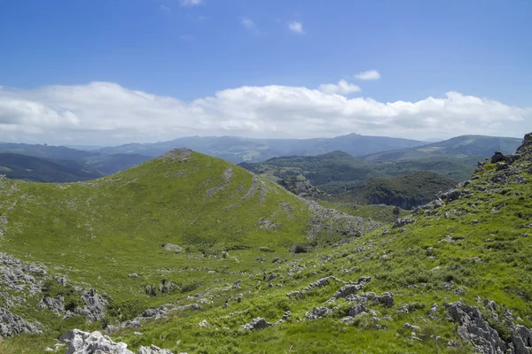 Cantabria Liendo Elhelyezkedik Gyalogtúra Útvonal Monte Bagó Obrusánszki Környéke — Stock Fotó