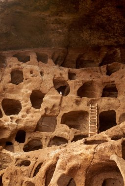 Gran Canaria, mağaralar Valeron, aka Cenobio de Valeron, en büyük öncesi İspanyol toplu tahıl ambarı, Gran Canaria sembolik sitelerin 
