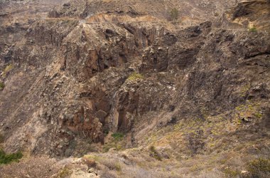 Gran Canaria, vadi Barranco de Valeron, olarak da bilinen Barranco de San Felipe, nerede birkaç karmaşık kültürel ilgi mağara bulunmaktadır