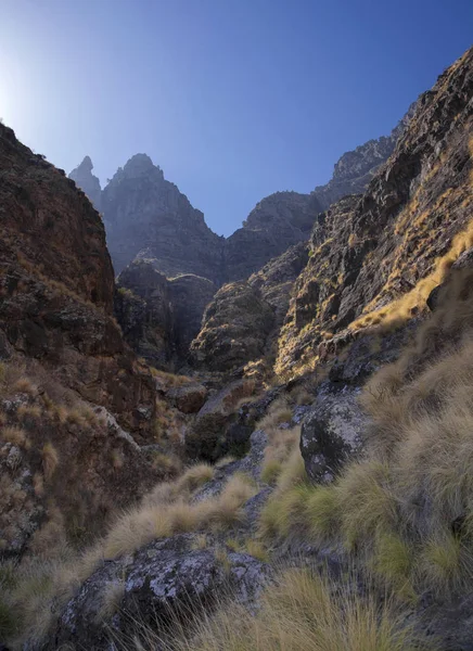 Gran Canaria Października Krajobrazy Doliny Agaete Piesze Trasy San Pedro — Zdjęcie stockowe