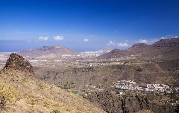 Gran Canaria Octubre Paisajes Del Valle Agaete Ruta Senderismo San — Foto de Stock