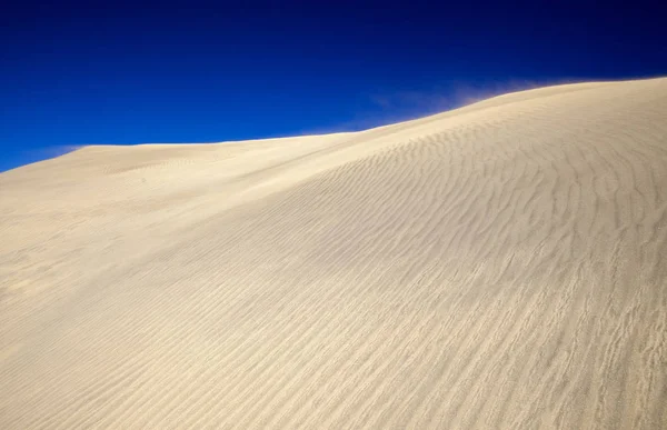Kum Rüzgar Desen Dune Yüzeyi Kuvvetli Rüzgar Maspalomas Dunes Gran — Stok fotoğraf