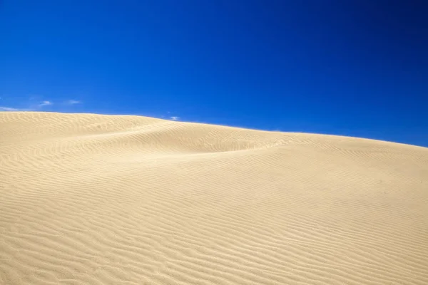Sand Wind Pattern Dune Surface Sand Flying Strong Wind Dunes — Stock Photo, Image