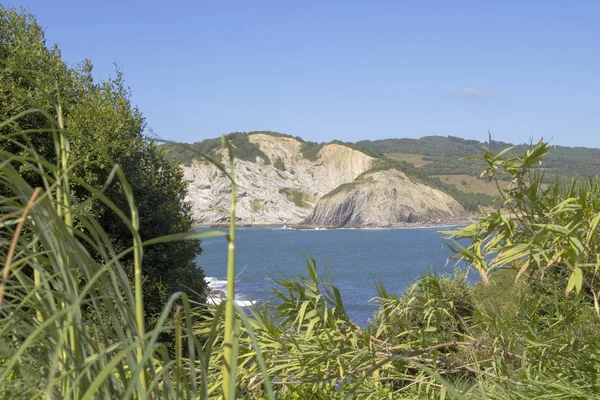 Coastal Landscape Basque Country Playa Muriola Beach Close Bilbao — Stock Photo, Image