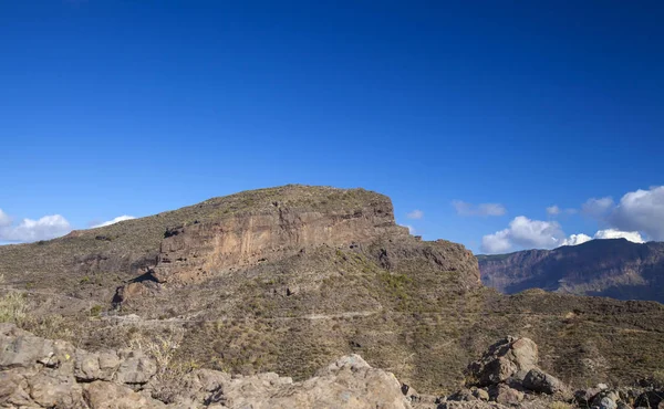 Gran Canaria Montagna Montana Del Humo Nel Comune Tejeda — Foto Stock