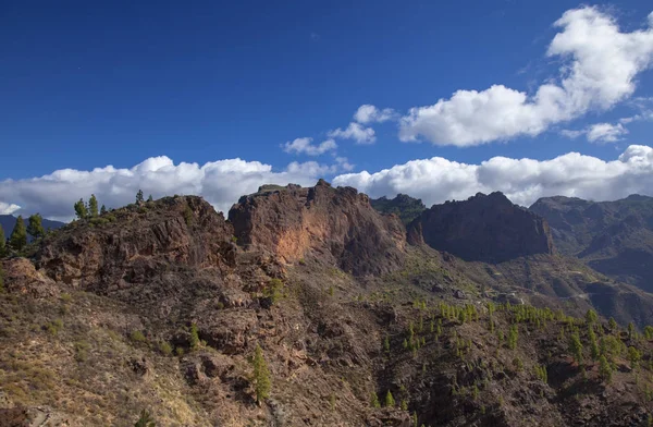 Gran Canaria Octubre Formación Rocosa Risco Chimirique — Foto de Stock