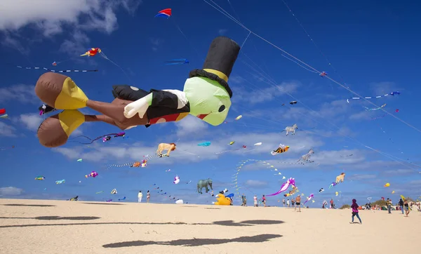 Fuerteventura Spanya Kasım Ziyaretçi Kasım 2018 Yılında Tabiat Parkı Corralejo — Stok fotoğraf