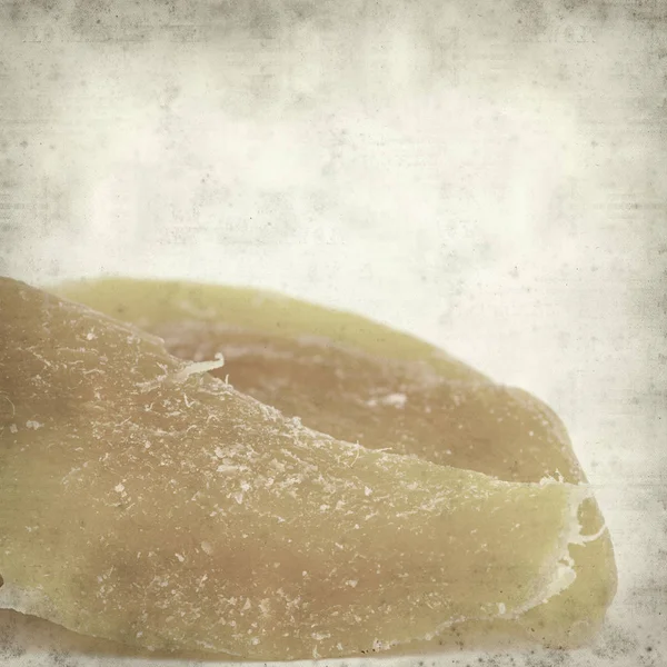 Texturierte Alte Papier Hintergrund Mit Getrockneten Früchten — Stockfoto
