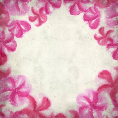 dokulu eski Kağıt arka plan basit suluboya çiçekli