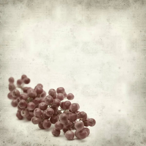 Textured Old Paper Background Pink Peppercorn Tree Fruit — Stock Photo, Image