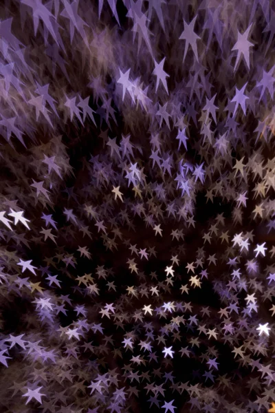 Рождественские Звезды Фон Специальный Эффект Боке Черный — стоковое фото
